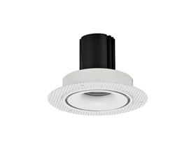 DM202168  Bolor T 12 Tridonic Powered 12W 4000K 1200lm 12° CRI>90 LED Engine White/White Trimless Fixed Recessed Spotlight, IP20
